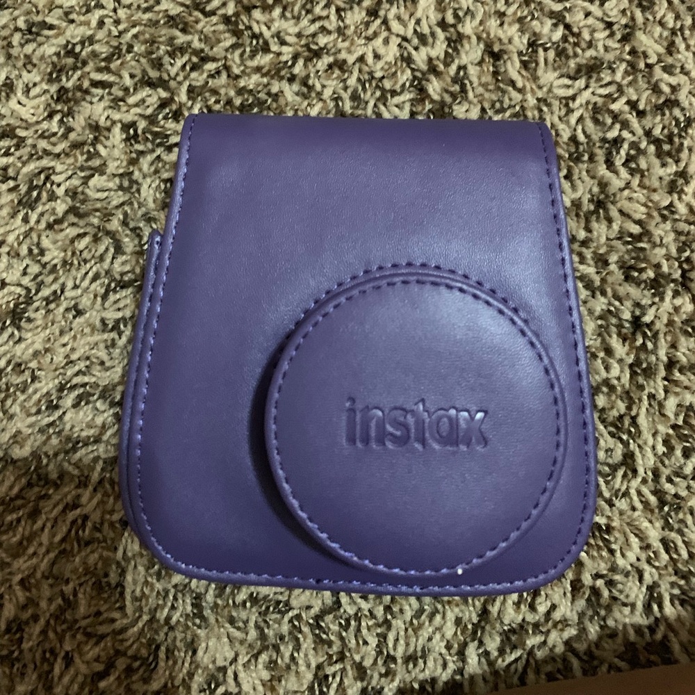 Purple instax mini 8 groovy case !